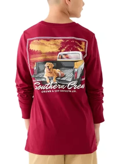 Boys 8-20 Dog Cooler Graphic T-Shirt