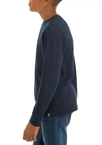 Boys 8-20 Thermal Crew Neck Shirt