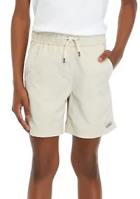 Boys 8-20 Solid Woven Shorts
