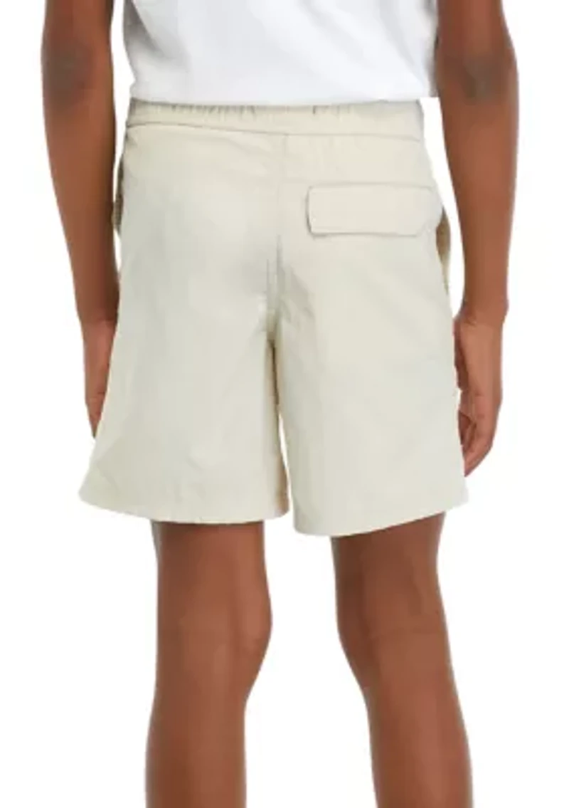 Boys 8-20 Solid Woven Shorts