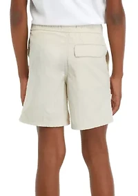 Boys 8-20 Solid Woven Shorts