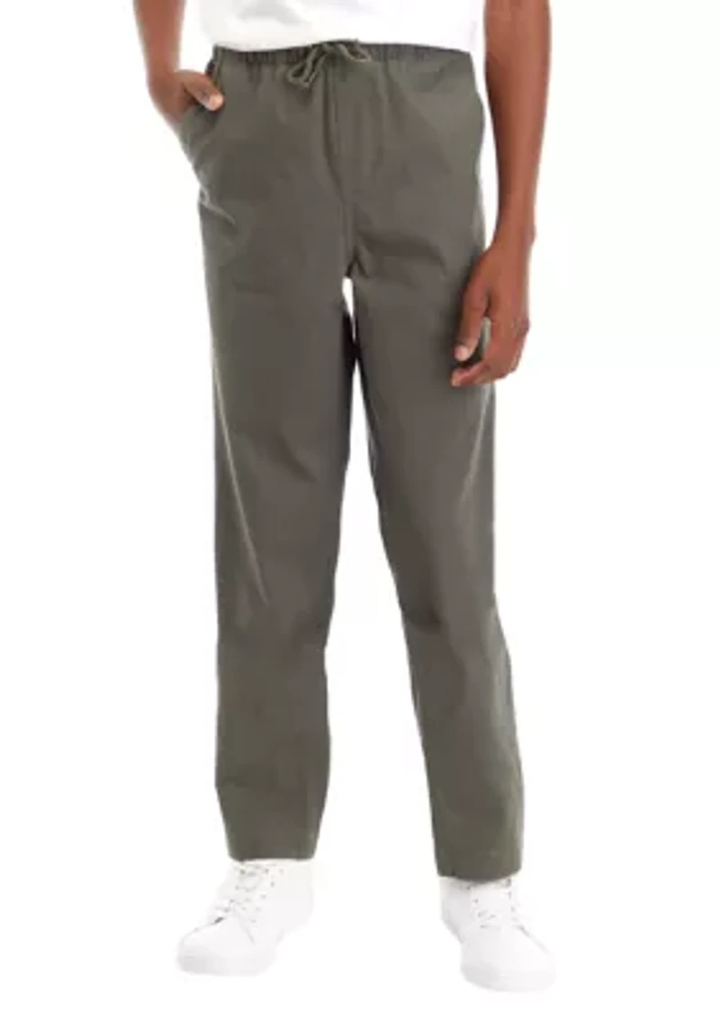 Boys 8-20 Ripstop Pull On Pants