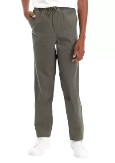 Boys 8-20 Ripstop Pull On Pants