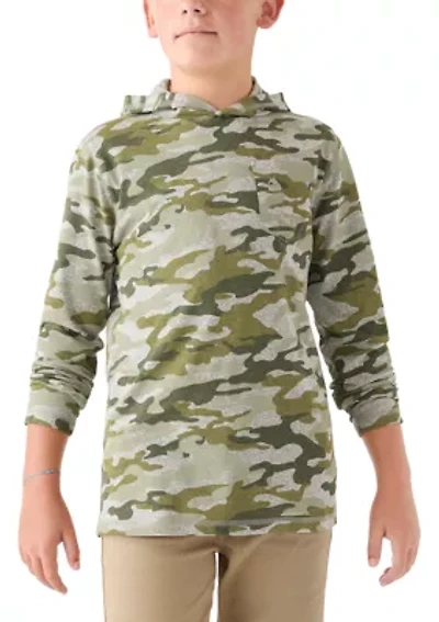 Boys 8-20 Long Sleeve Jaspe Hoodie