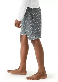 Boys 8-20 Shark Printed Swim Trunks