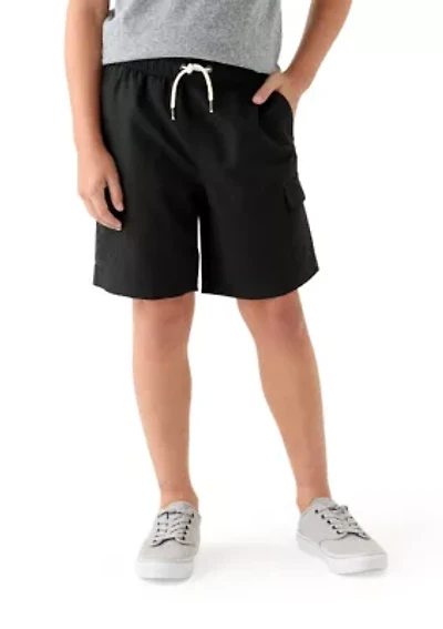 Boys 8-20 Woven Pull On Cargo Shorts