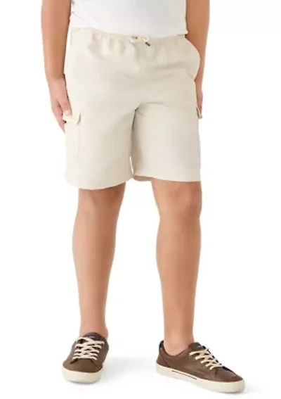 Boys 8-20 Woven Pull On Cargo Shorts