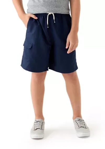 Boys 8-20 Woven Pull On Cargo Shorts