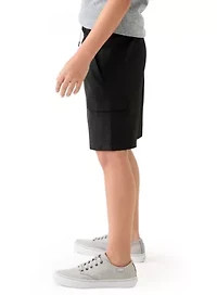 Boys 8-20 Woven Pull On Cargo Shorts