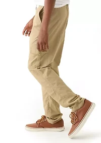 Boys 8-20 Woven Pull On Cargo Pants