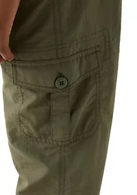 Boys 8-20 Woven Pull On Cargo Pants