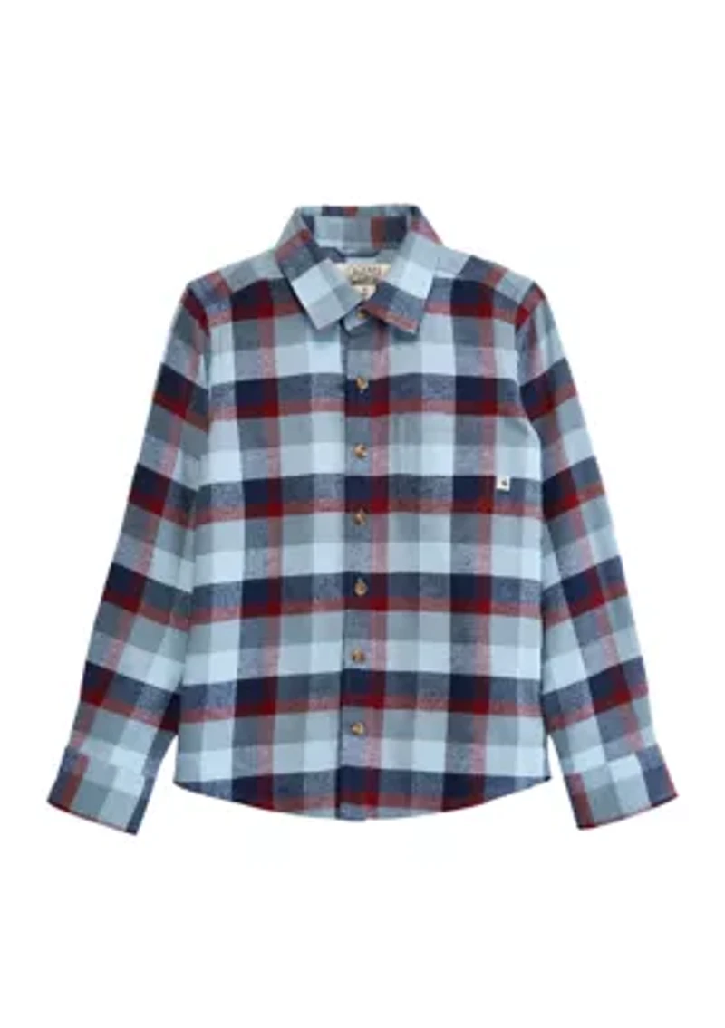 Boys 4-7 Long Sleeve Flannel Shirt