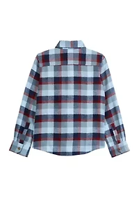 Boys 4-7 Long Sleeve Flannel Shirt