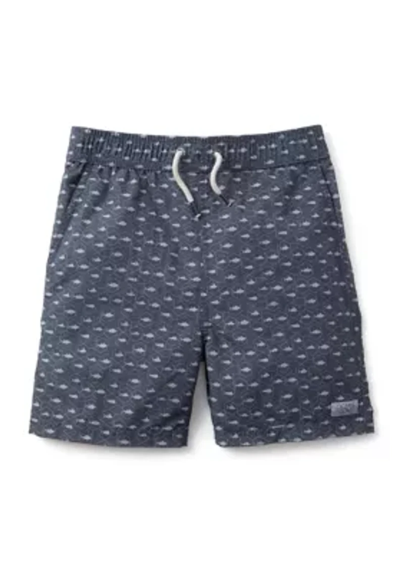 Boys 4-7 Printed Woven Pull On Shorts