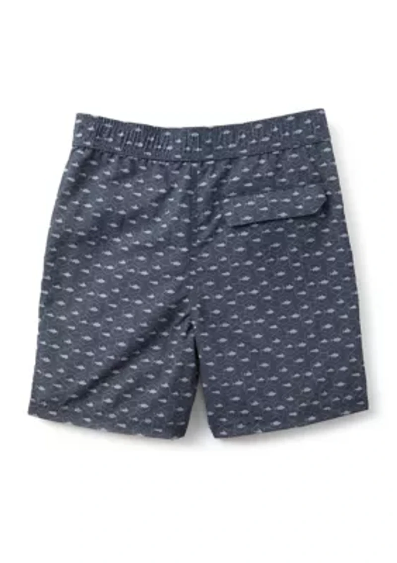 Boys 4-7 Printed Woven Pull On Shorts