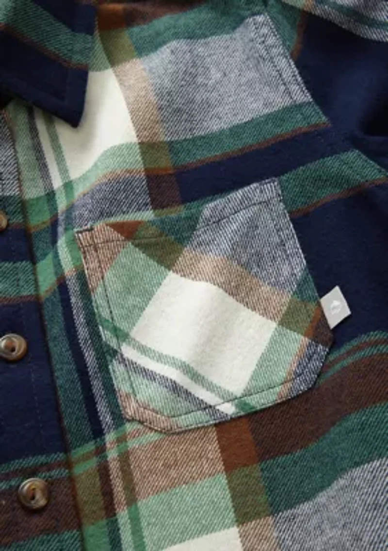 Boys 4-7 Yarn Dyed Long Sleeve Flannel Shirt