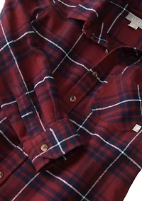 Boys 4-7 Yarn Dyed Long Sleeve Flannel Shirt