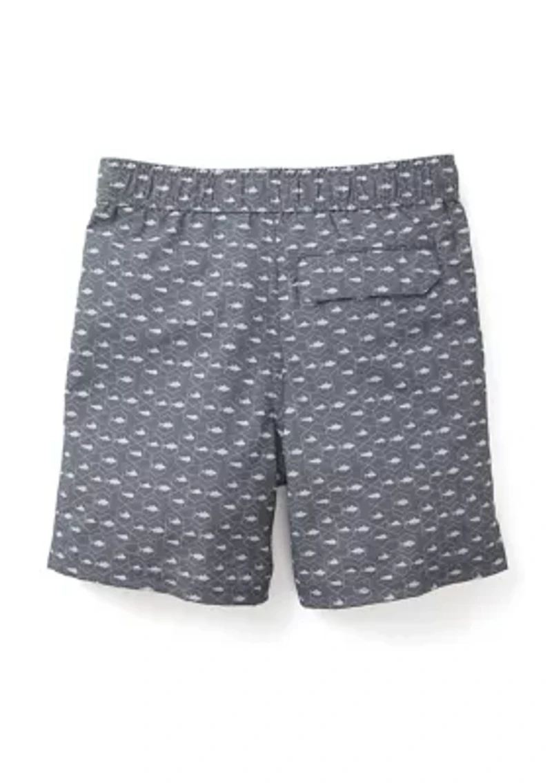 Boys 4-7 Printed Swim Trunks