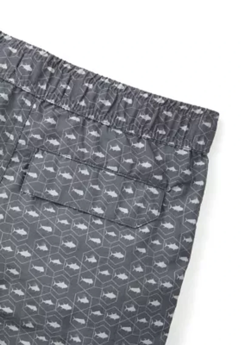 Boys 4-7 Printed Swim Trunks