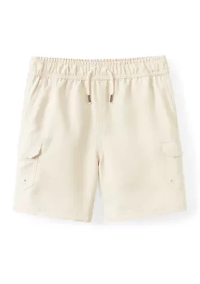 Boys 4-7 Woven Pull On Cargo Shorts