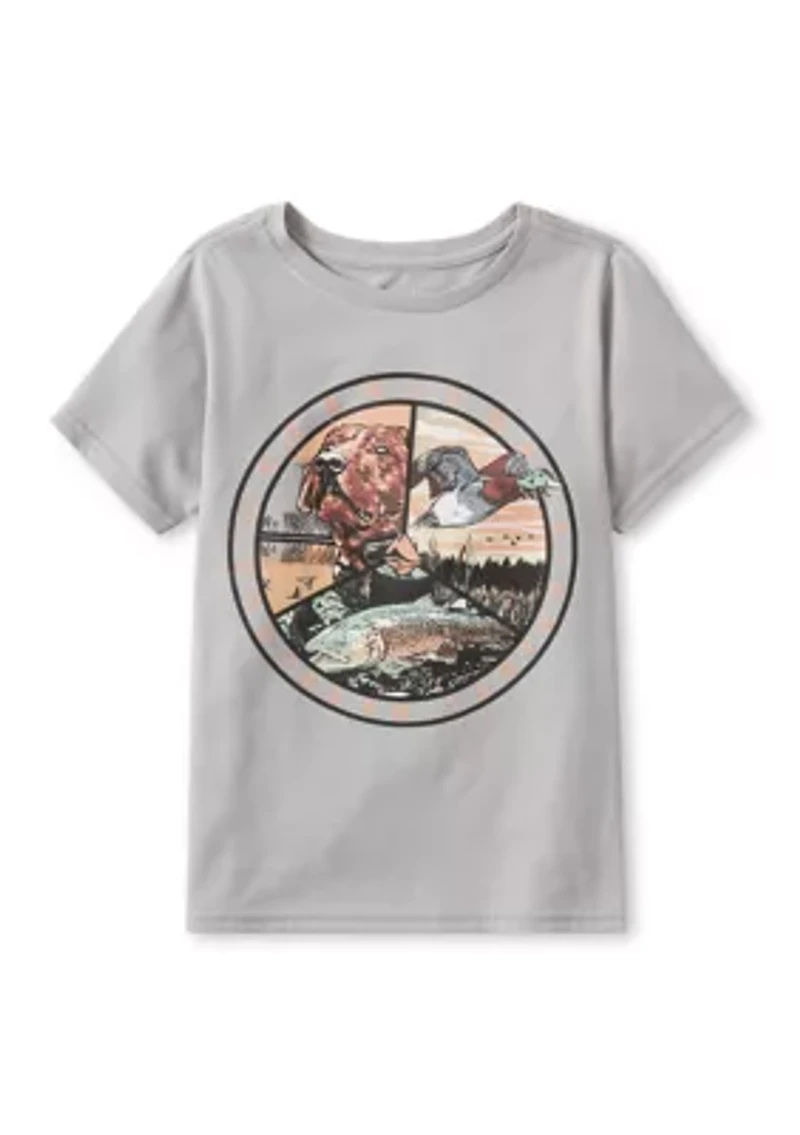 Boys 4-7 Short Sleeve Front Graphic Tee
