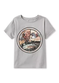 Boys 4-7 Short Sleeve Front Graphic Tee