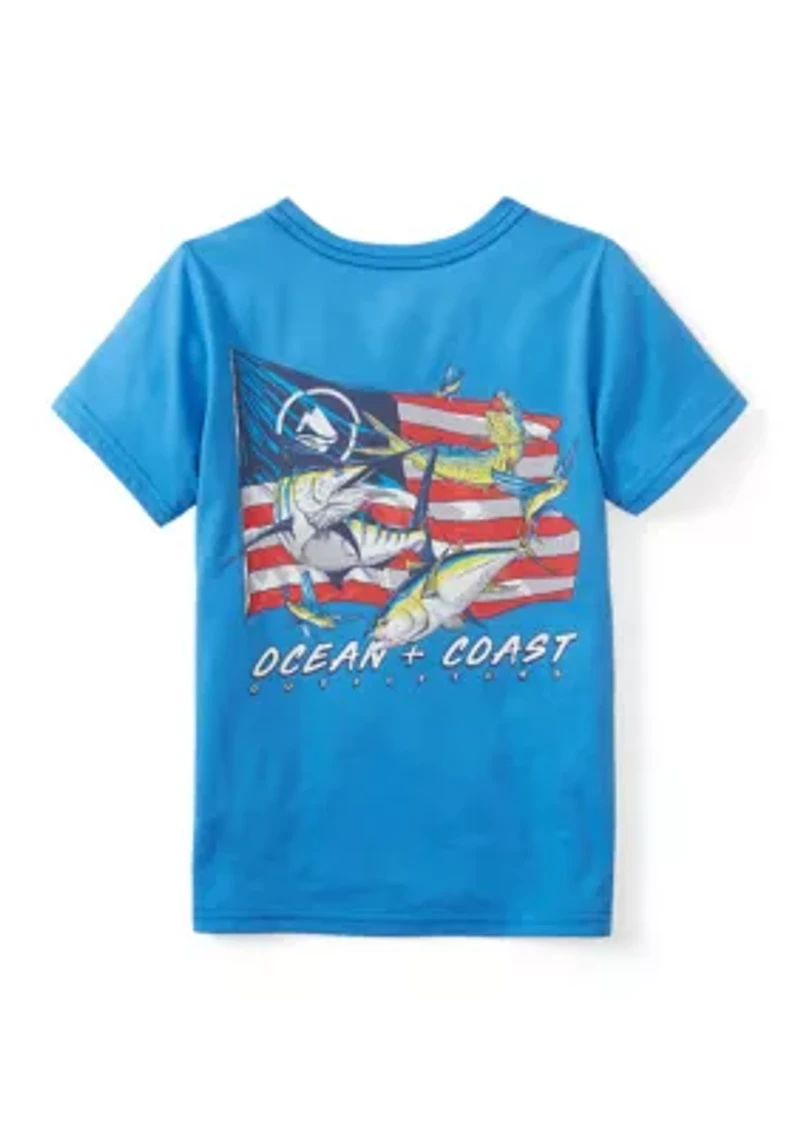 Boys 4-7 Short Sleeve Front Graphic Tee