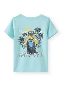 Boys 4-7 Short Sleeve Front Graphic Tee