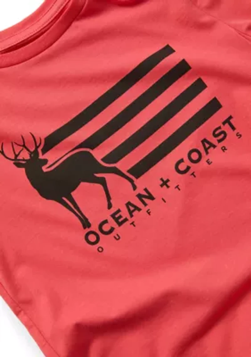 Boys 4-7 Short Sleeve Front Graphic Tee