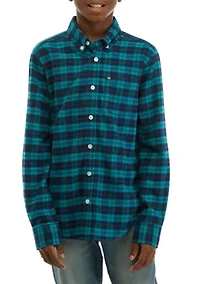 Boys 8-20 Yarn Dyed Flannel Shirt