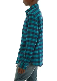 Boys 8-20 Yarn Dyed Flannel Shirt