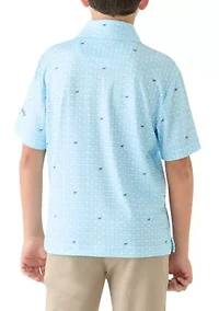 Boys 8-20 Printed Polo Shirt