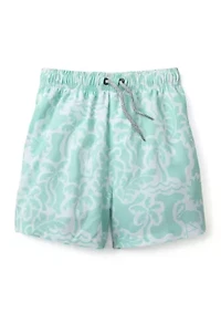 Boys 4-7 Flamingo Swim Trunks