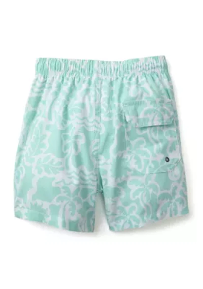 Boys 4-7 Flamingo Swim Trunks