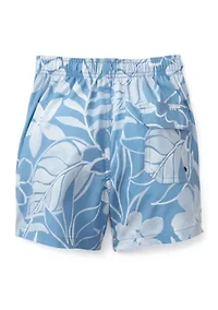 Boys 4-7 Floral Swim Trunks
