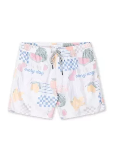 Boys 8-20 Fruit Volley Swim Shorts