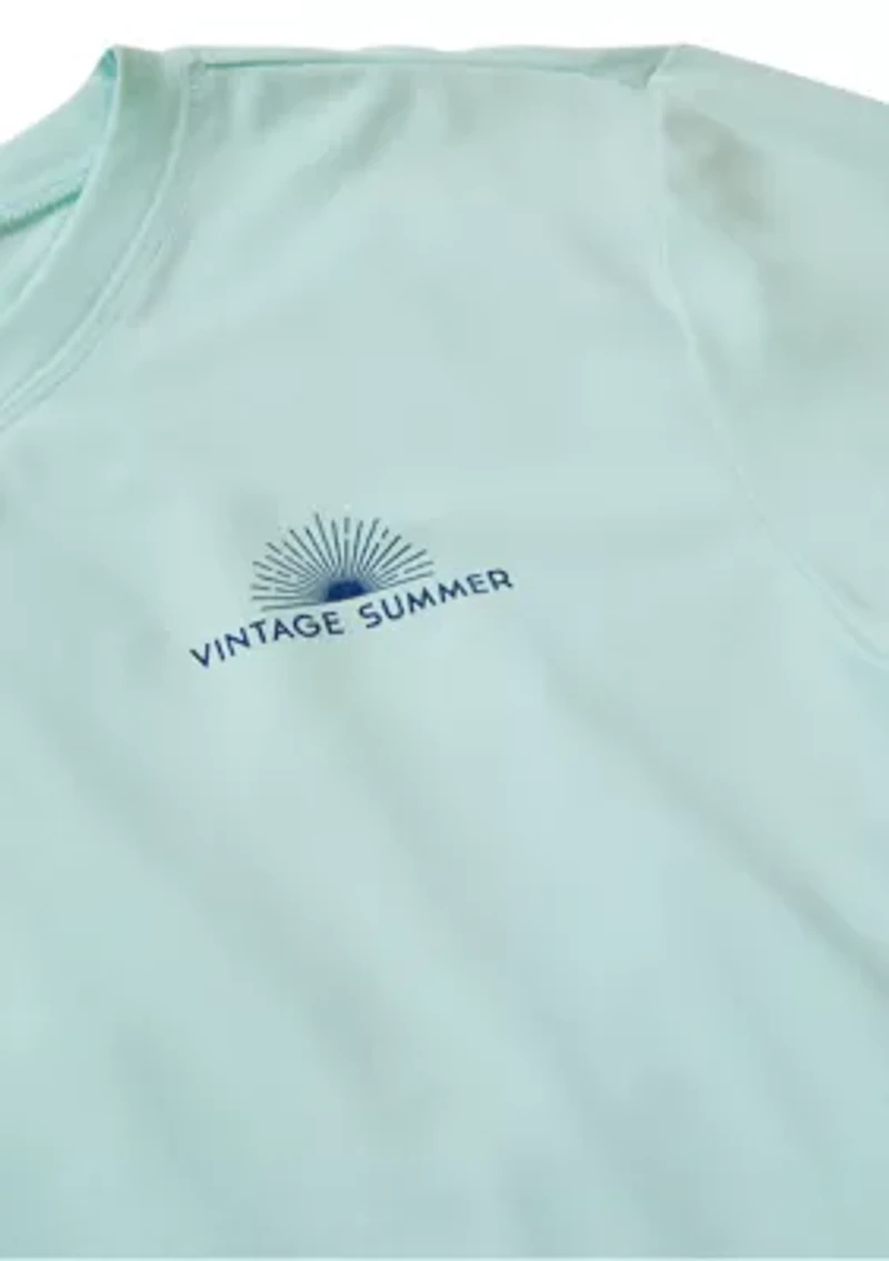 Boys 4-7 Solid Sunshirt