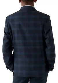 Boys 8-20 Plaid Holiday Blazer