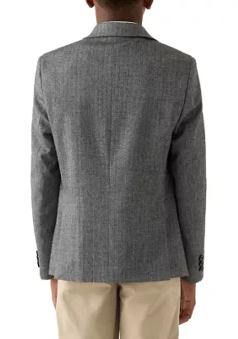 Boys 8-20 Herringbone Blazer