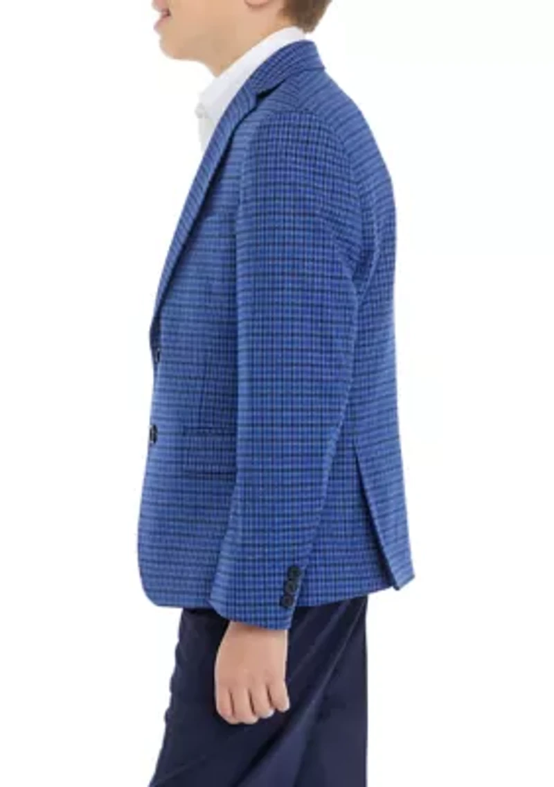 Boys 8-20 Blue Check Sport Coat