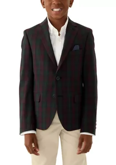 Boys 8-20 Tartan Jacket