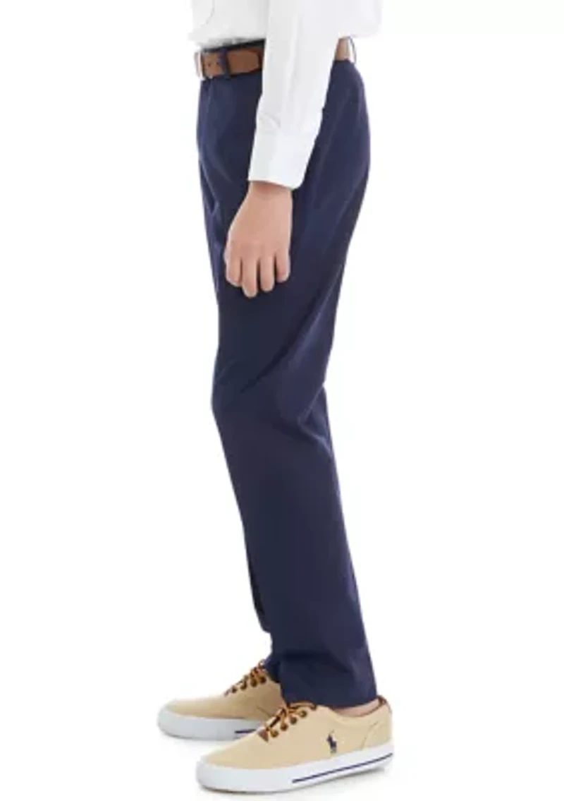 Boys 8-20 Solid Suit Separate Pants
