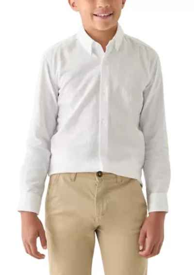 WHITE LINEN SHIRT