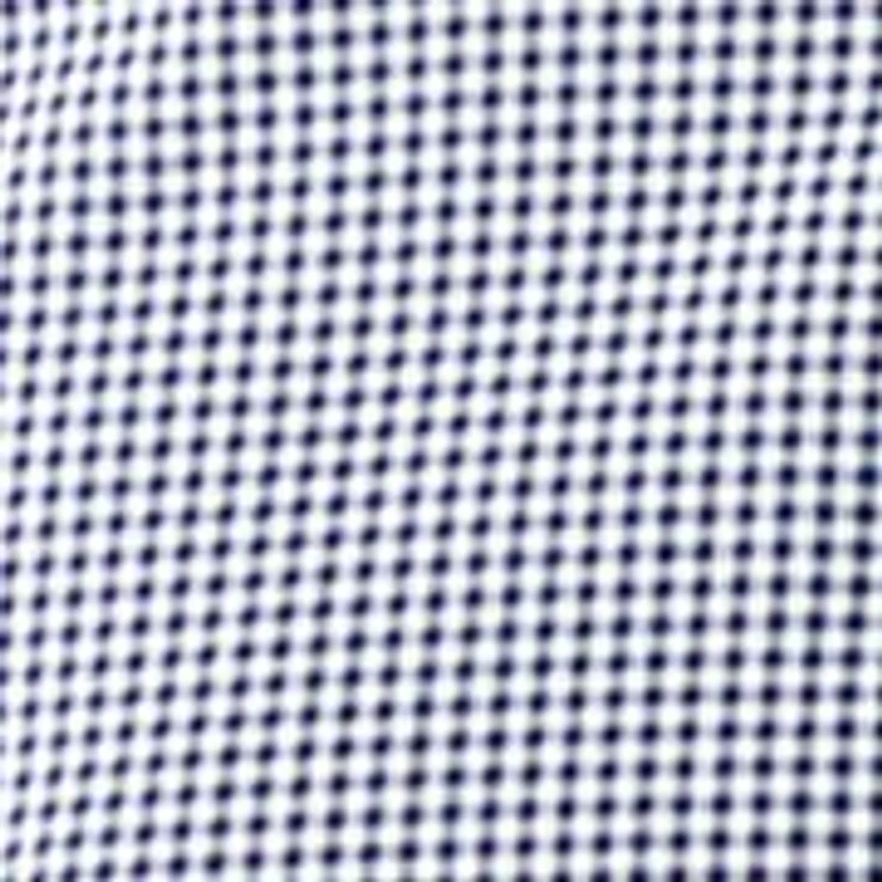 Boys 8-20 Gingham Navy White Dress Shirt