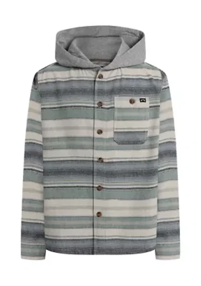 Boys 8-20 Baja Hooded Flannel Shirt
