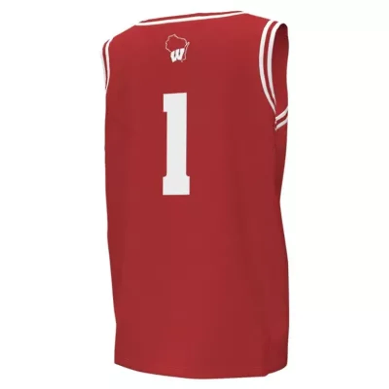NCAA Under Armour #1 Wisconsin Badgers Replica Basketball Jersey
