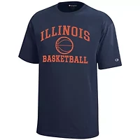 NCAA Illinois Fighting Illini Icon Logo Basketball T-Shirt