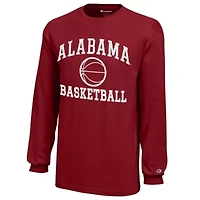 Alabama Crimson Tide NCAA Icon Logo Long Sleeve Basketball T-Shirt