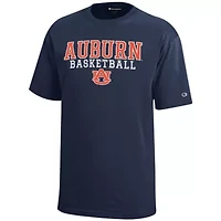 NCAA Auburn Tigers Stacked Logo Basketball T-Shirt