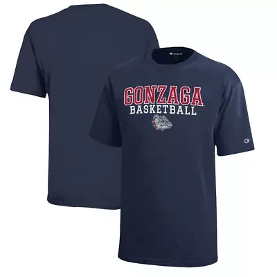 Gonzaga University Bulldogs NCAA Stacked Logo Basketball T-Shirt